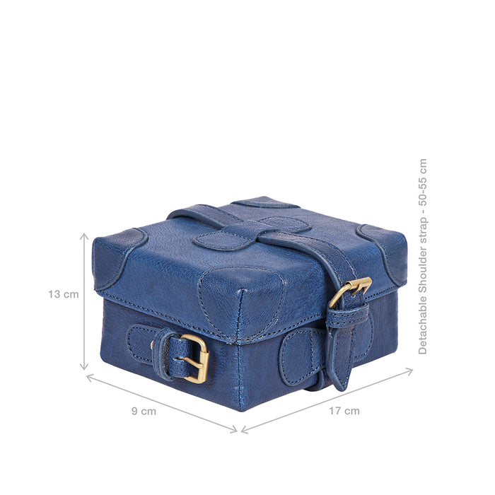 Hidesign SMALL BOXY SLING BAG Blue