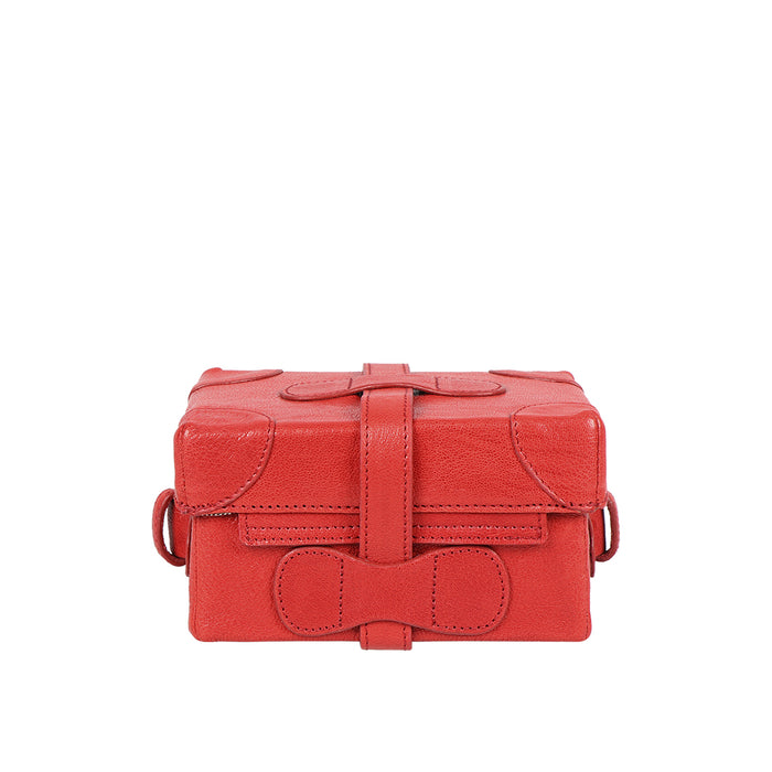 Hidesign SMALL BOXY SLING BAG Red