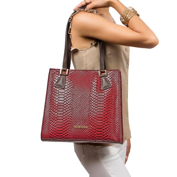Hidesign SPRUCE 04 SB TOTE BAG Red