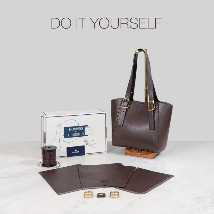 hidesign STRADA TOTE BAG - LEVEL 3 Brown