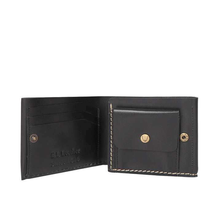 Hidesign SUSTAIN W3 TRIFOLD WALLET Black