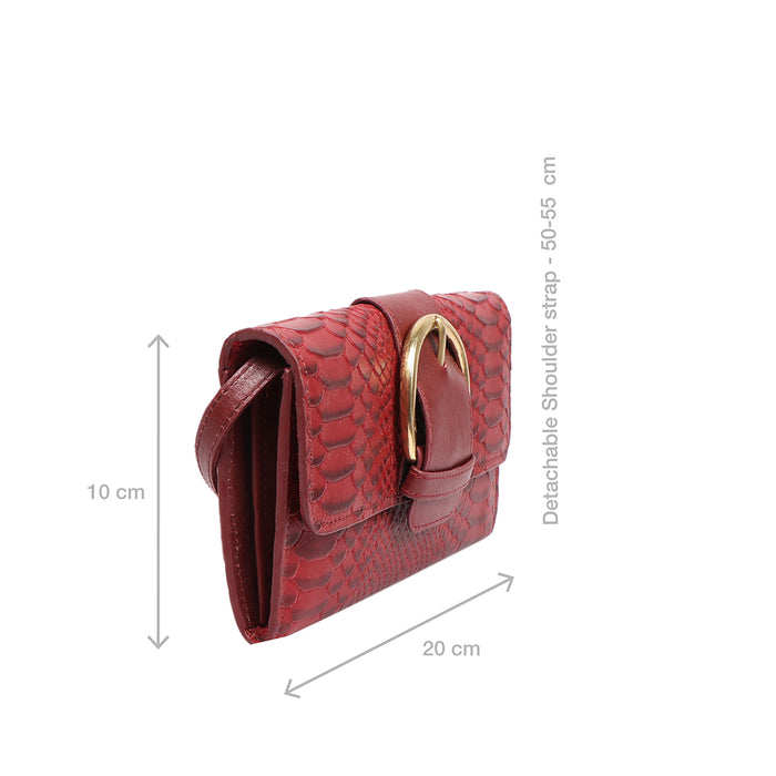 Hidesign TIJUANA W1 SLING WALLET Marsala