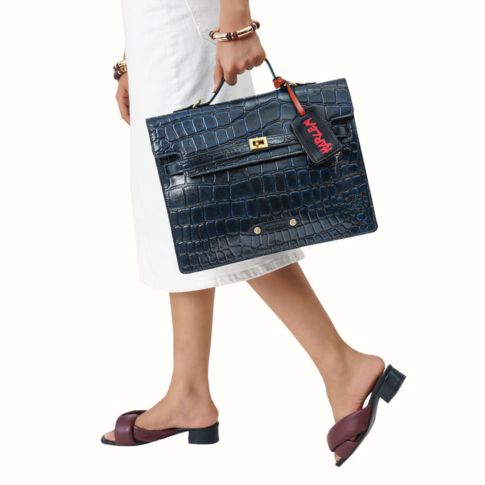 Hidesign TINA TURNER 02 SHOULDER BAG Blue