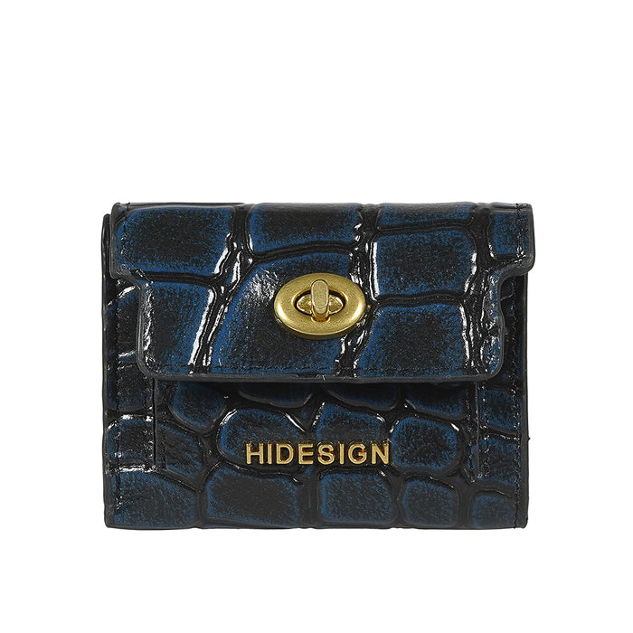 hidesign TINA TURNER W1 TRI-FOLD Blue