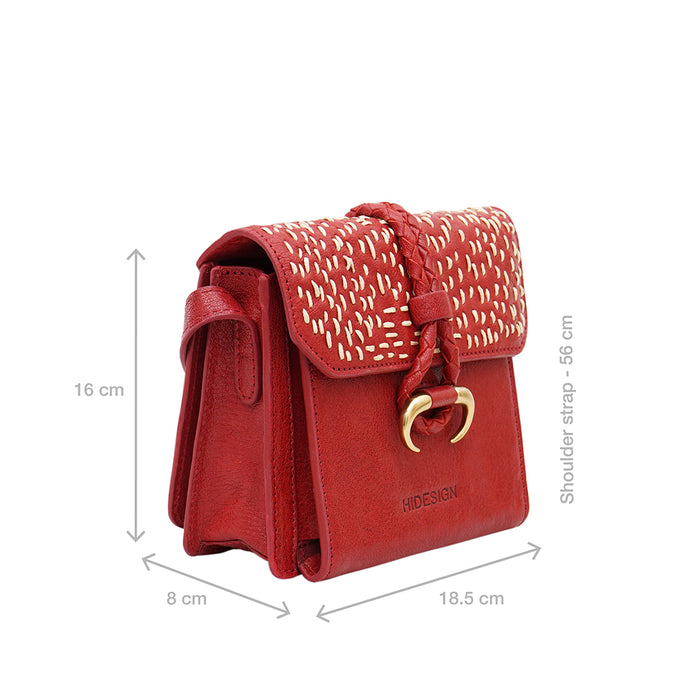Hidesign TUAREG 01 SLING BAG Red