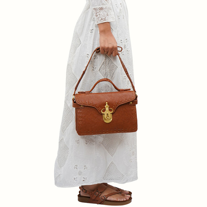 Hidesign TUAREG 02 SHOULDER BAG Tan
