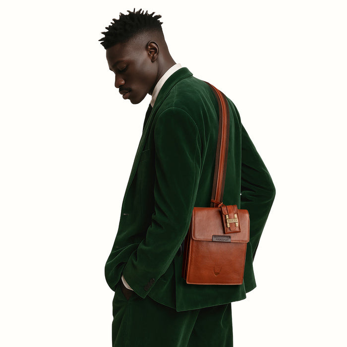 Hidesign TUPAC 01 CROSSBODY Brown