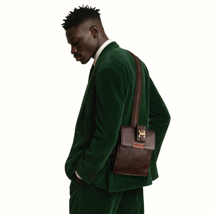 Hidesign TUPAC 01 CROSSBODY Brown