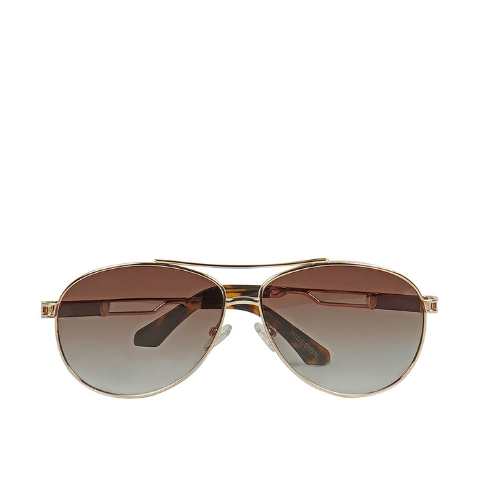 hidesign ULYSSES AVIATOR SUNGLASS Brown