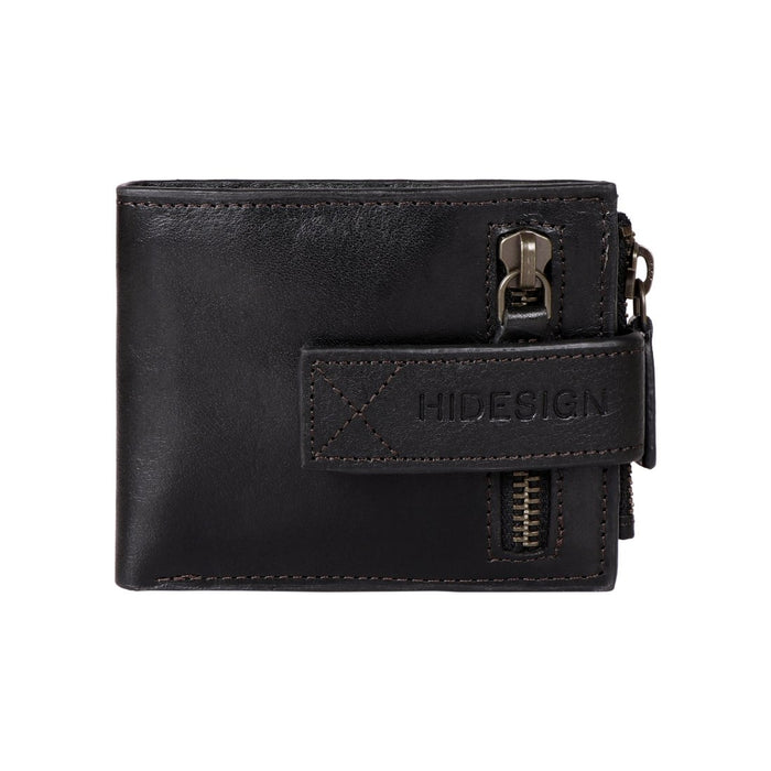 Hidesign UNCLE HO W1 BI-FOLD WALLET Black