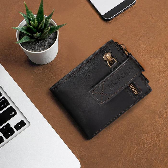 hidesign UNCLE HO W1 BI-FOLD WALLET Black