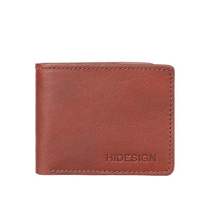 Hidesign UNCLE HO W2 BI-FOLD WALLET Tan
