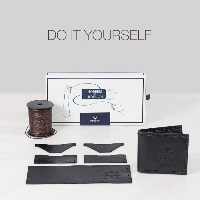 Hidesign UOMO BI FOLD WALLET - LEVEL 2 Black