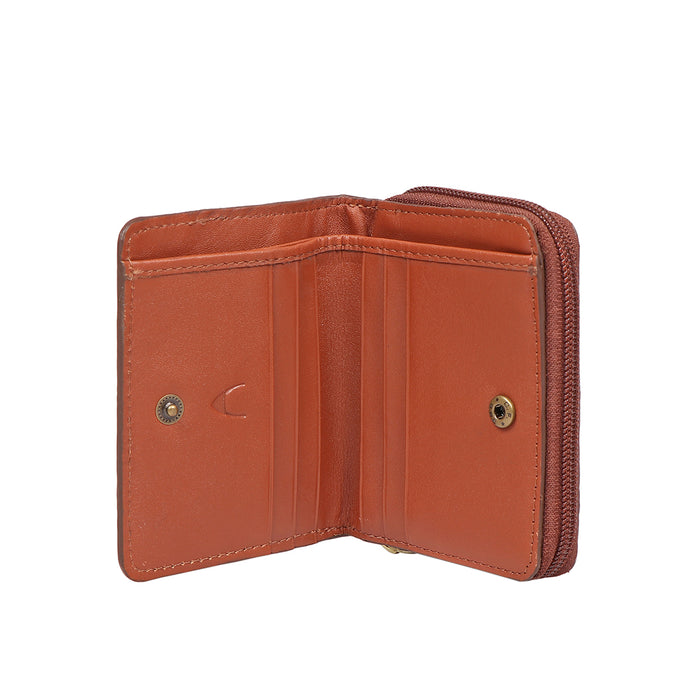 Hidesign VALENCIA W1 ZIP AROUND WALLET Tan