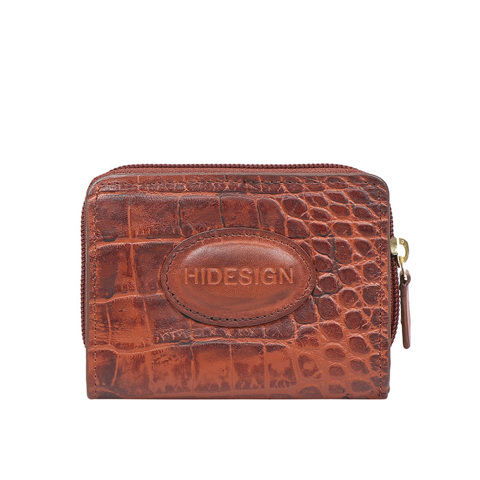 hidesign VALENCIA W1 ZIP AROUND WALLET Tan