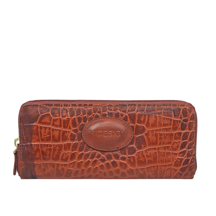 Hidesign VALENCIA W2 ZIP AROUND WALLET Tan