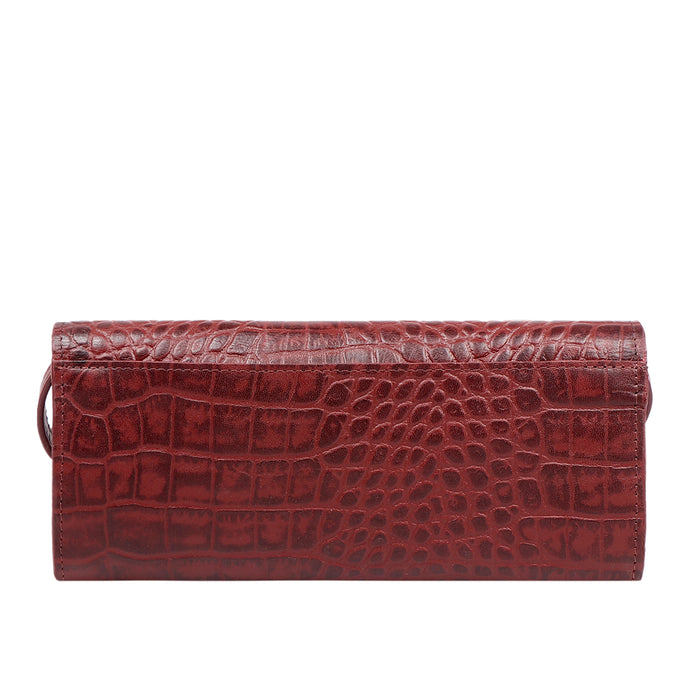 Hidesign VALENCIA W3 SLING WALLET Marsala