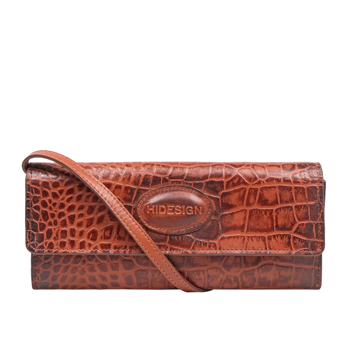 Hidesign VALENCIA W3 SLING WALLET Tan