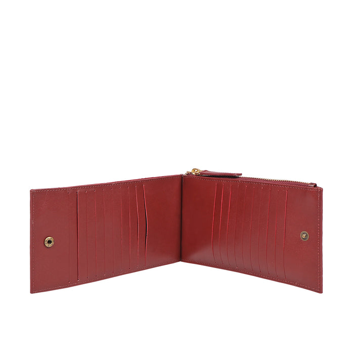 Hidesign VALENCIA W4 BI-FOLD WALLET Marsala