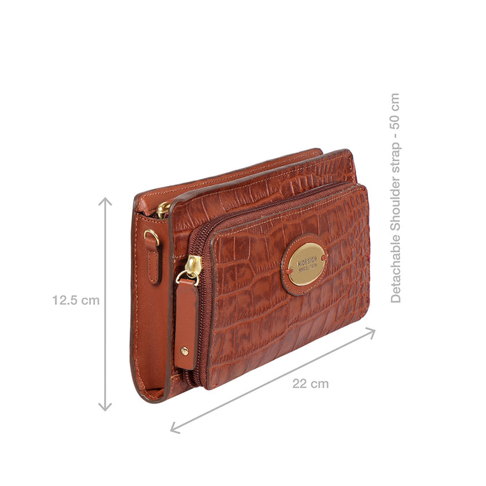 Hidesign VALENCIA W5 SLING WALLET Tan