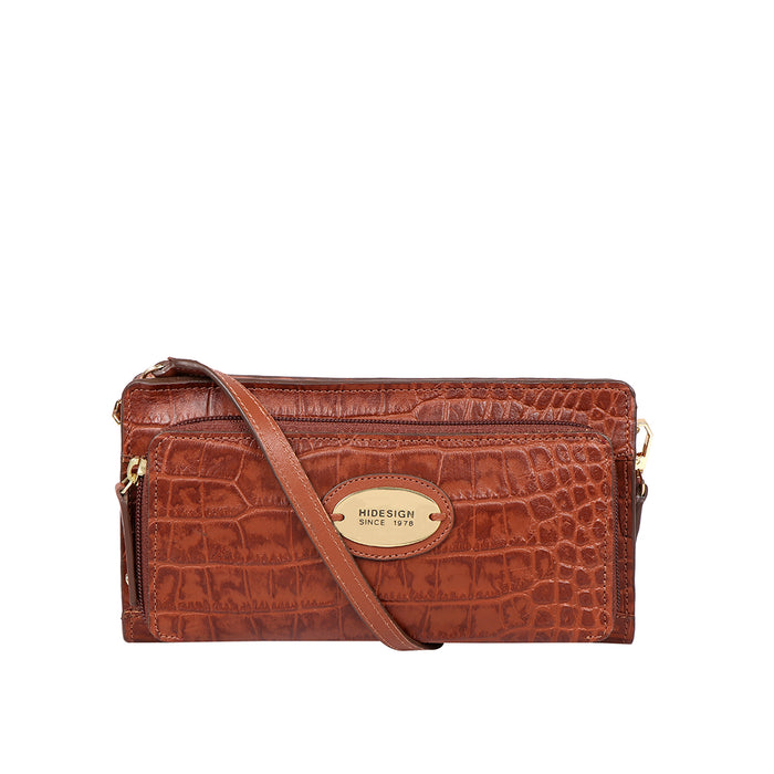 hidesign VALENCIA W5 SLING WALLET Tan