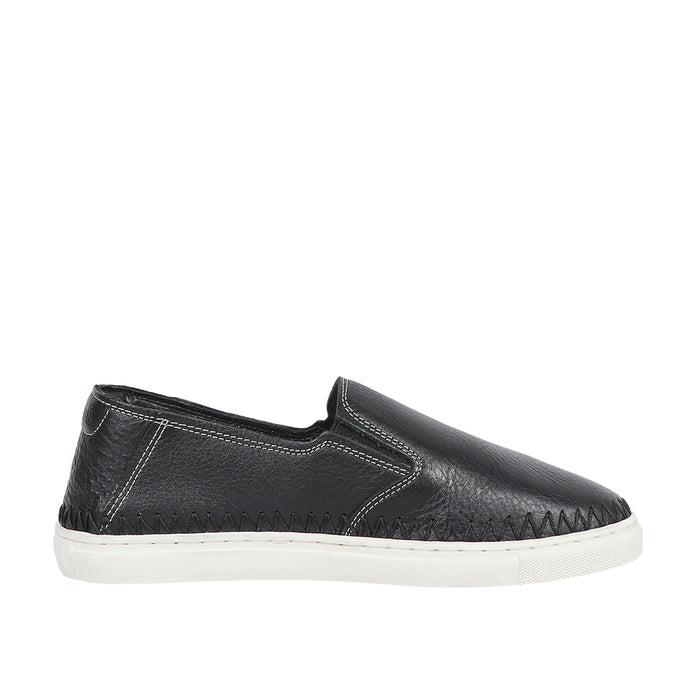 Hidesign VANCOUVER MENS SLIP ON SHOE Black