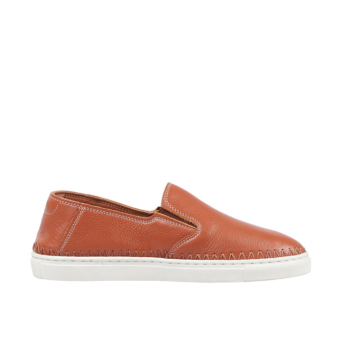 Hidesign VANCOUVER MENS SLIP ON SHOE Tan
