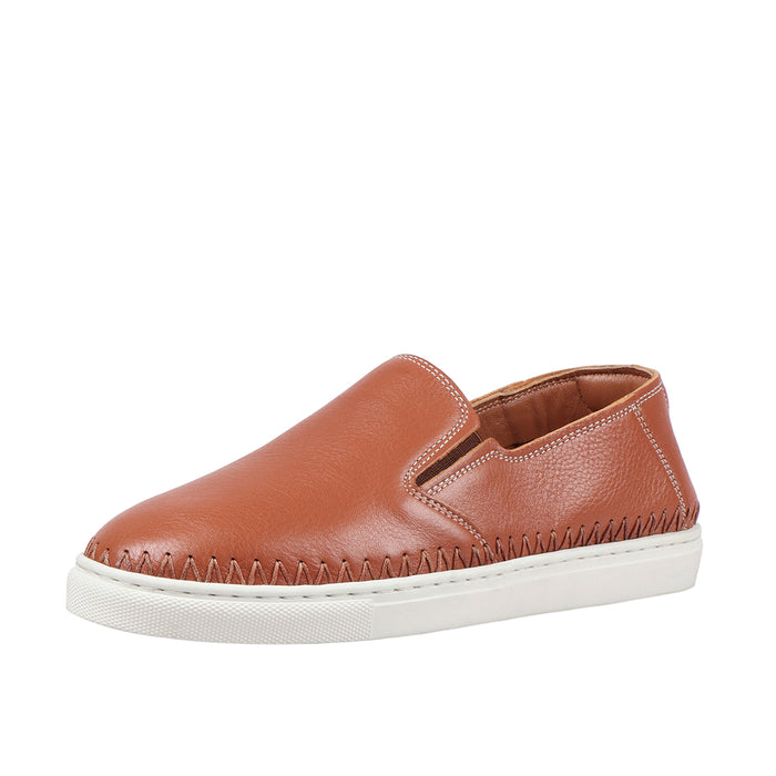 hidesign VANCOUVER MENS SLIP ON SHOE Tan