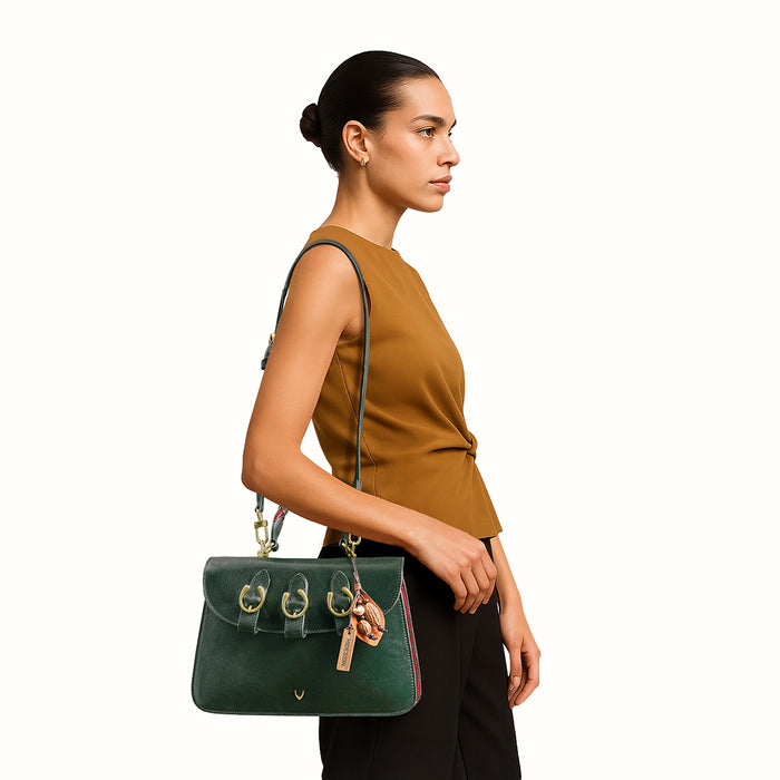 Hidesign VINE 01 SLING BAG Green