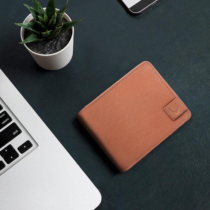hidesign VW002 BI-FOLD WALLET Tan