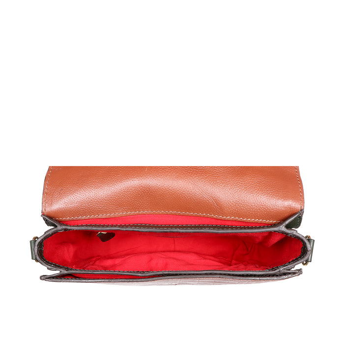 Hidesign WILD LILY 02 SHOULDER BAG Tan