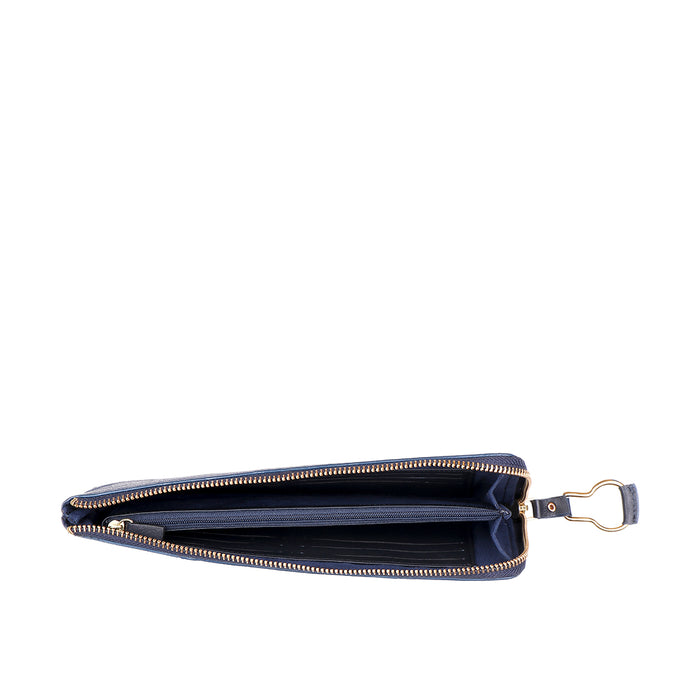 Hidesign WILD ROSE W3 L-ZIP AROUND Blue