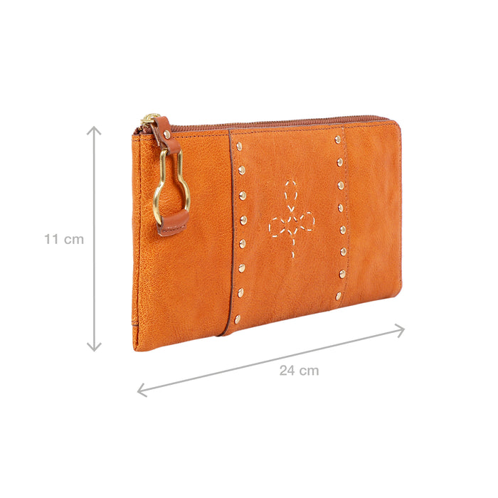 Hidesign WILD ROSE W3 L-ZIP AROUND Orange