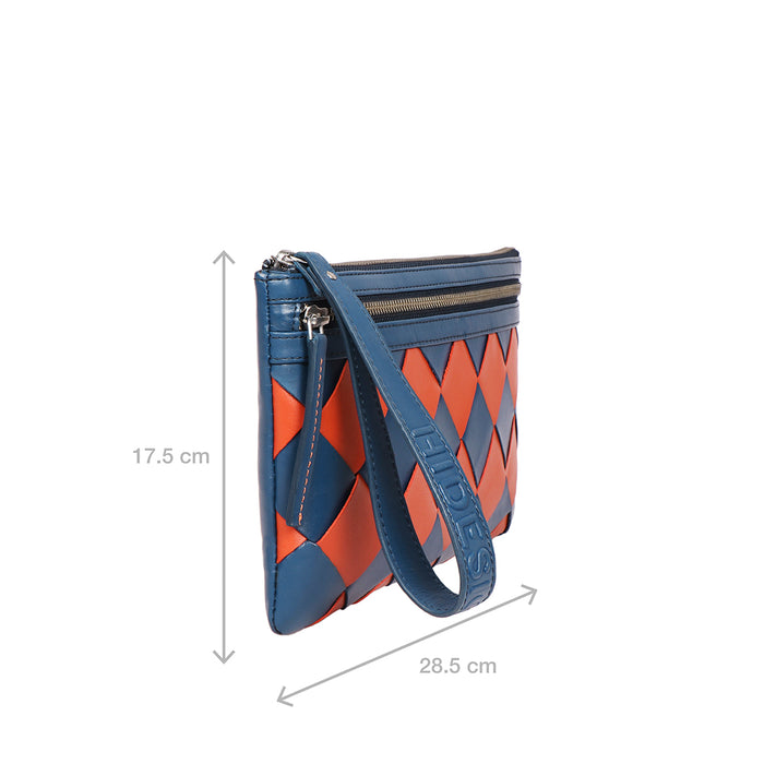 Hidesign WIMBLEDON W4 CLUTCH Blue