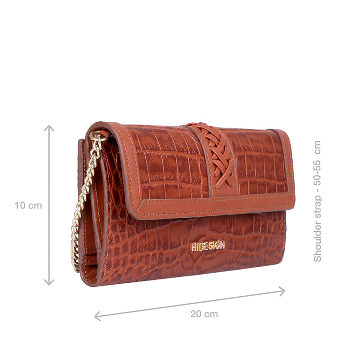 Hidesign YIN YANG W1 SLING WALLET Tan