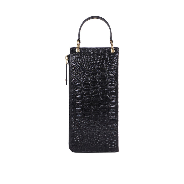 Hidesign YIN YANG W3 ZIP AROUND WALLET Black