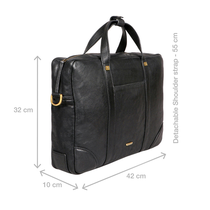 Hidesign YOGA 04 MESSENGER BAG Black
