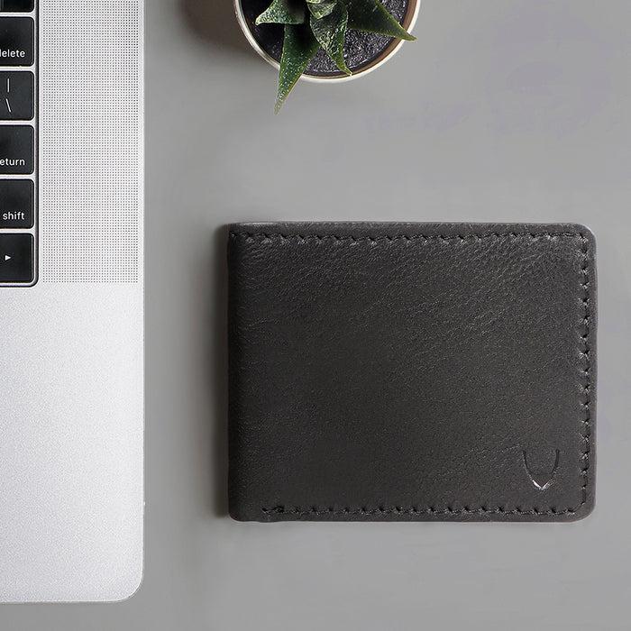 hidesign YOGA W1 BI-FOLD WALLET Black