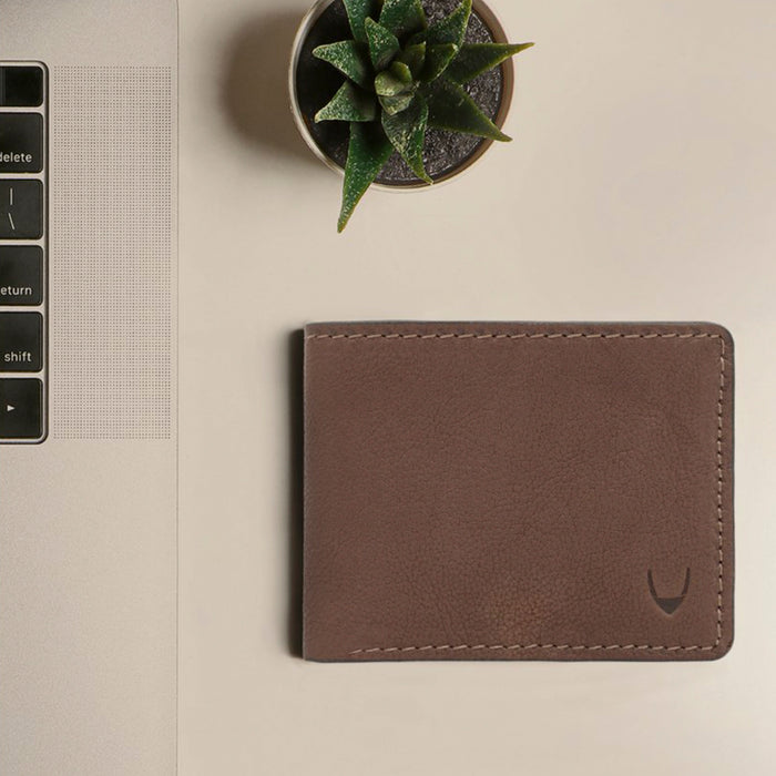 hidesign YOGA W1 BI-FOLD WALLET Brown