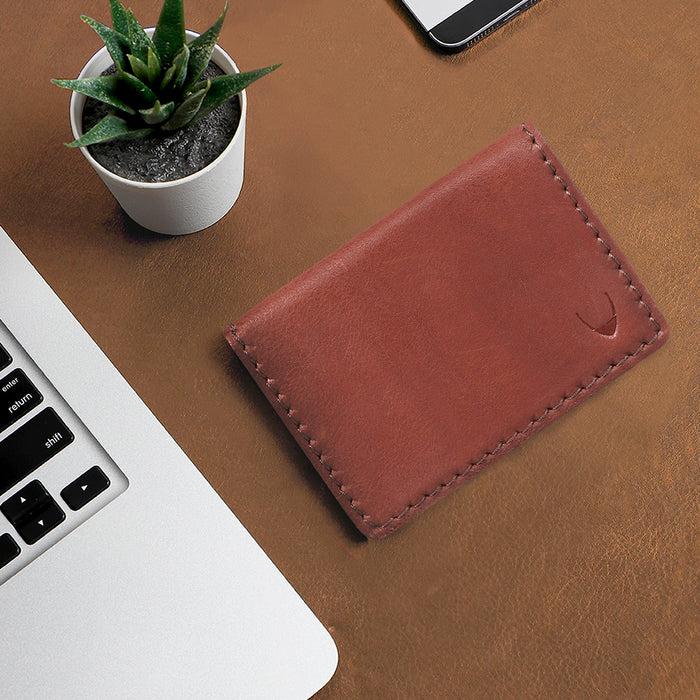 hidesign YOGA W2 CARD HOLDER Brown