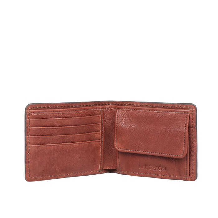 Hidesign YOGA W3 BI-FOLD WALLET Brown