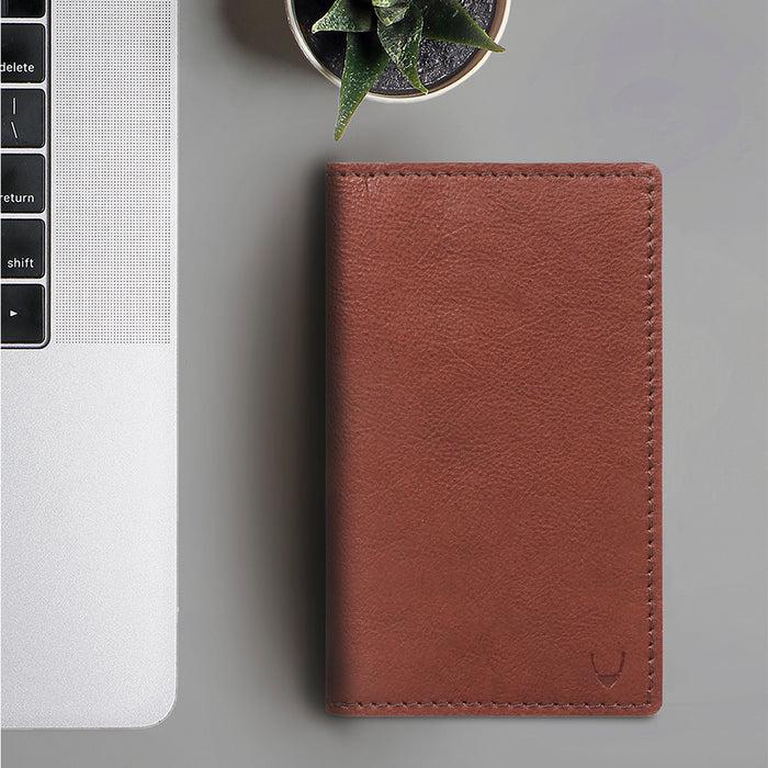 hidesign YOGA W4 PASSPORT HOLDER Brown
