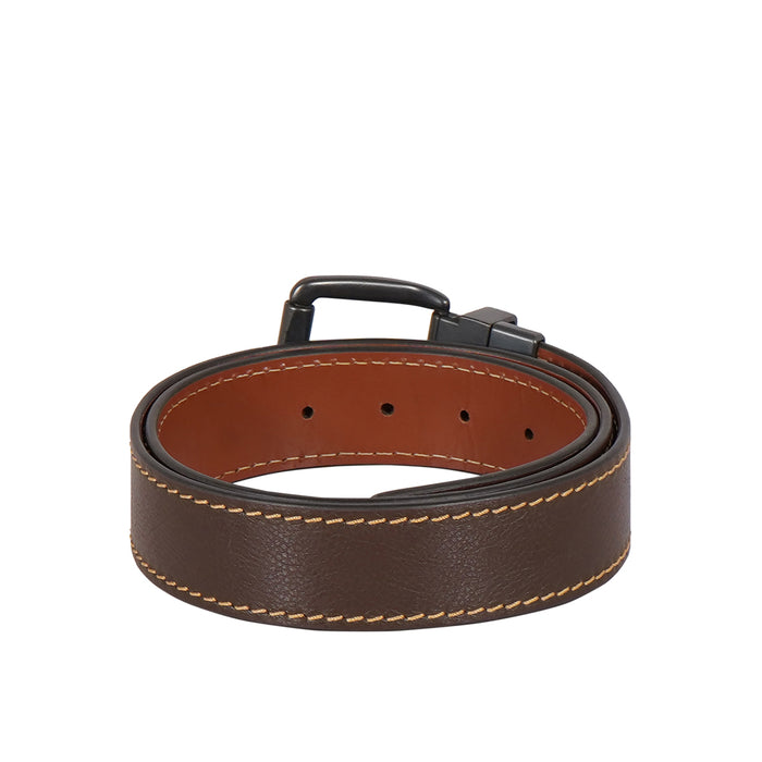 Hidesign KOS ALANZO 02-MEN-BROWN-REVERSIBLE BELT Brown