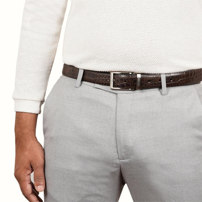 Hidesign PAROS ALEX 01-MEN-BROWN-REVERSIBLE BELT Brown