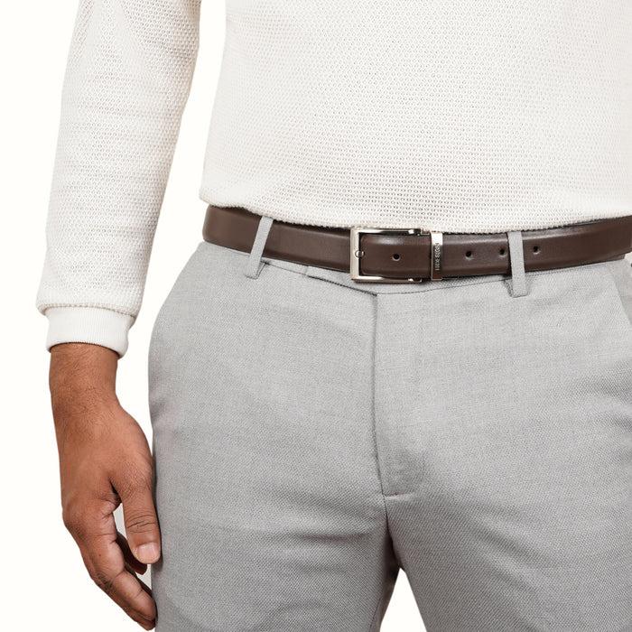 Hidesign PAROS ALEX 02-MEN-BROWN-REVERSIBLE BELT Brown