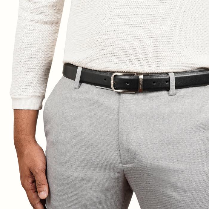 Hidesign SKYE ALEX 02-MEN-BLACK-REVERSIBLE BELT Black