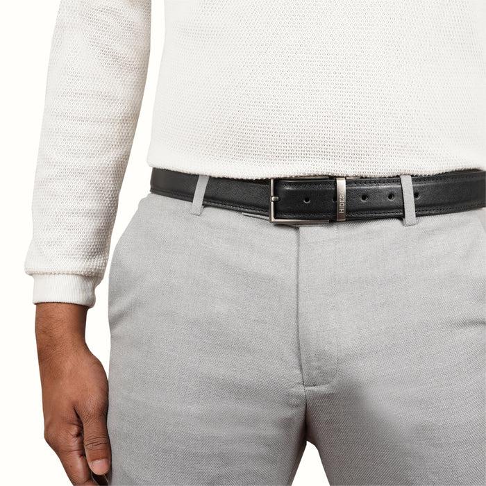 Hidesign THANOS ANTONIO-MEN-BLACK-REVERSIBLE BELT Black