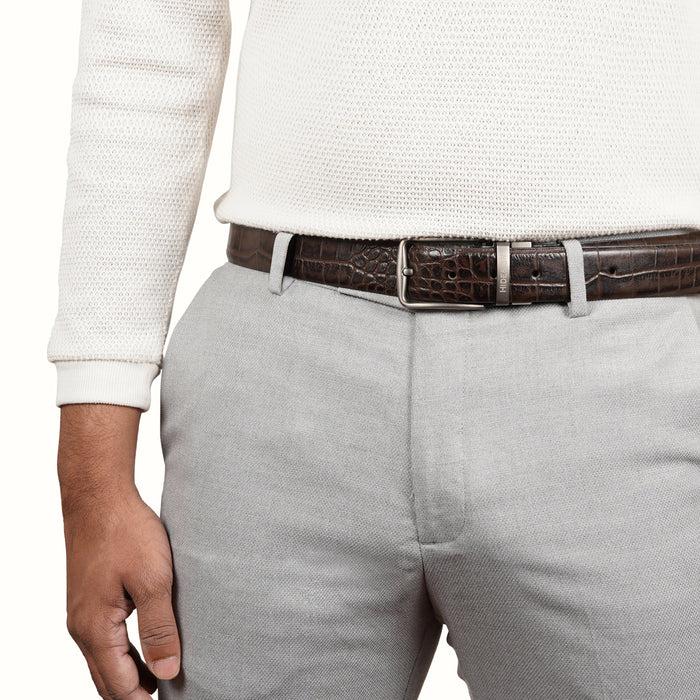 Hidesign THIAGO EMMANUEL-MEN-BROWN-REVERSIBLE BELT Brown