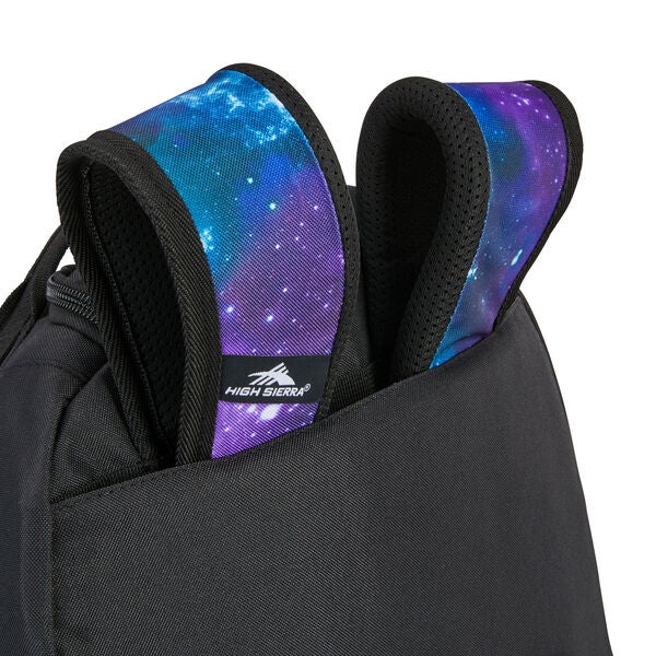 high Sierra All Around Wheeled Backpack Space Race Blue