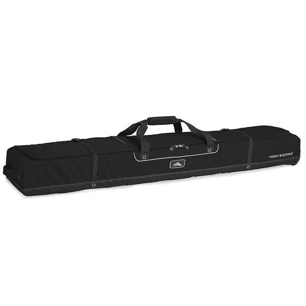 high sierra Deluxe Wheeled Double Ski Bag Black/Black